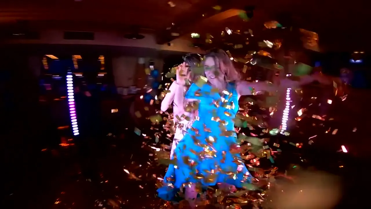 360 photo booth footage