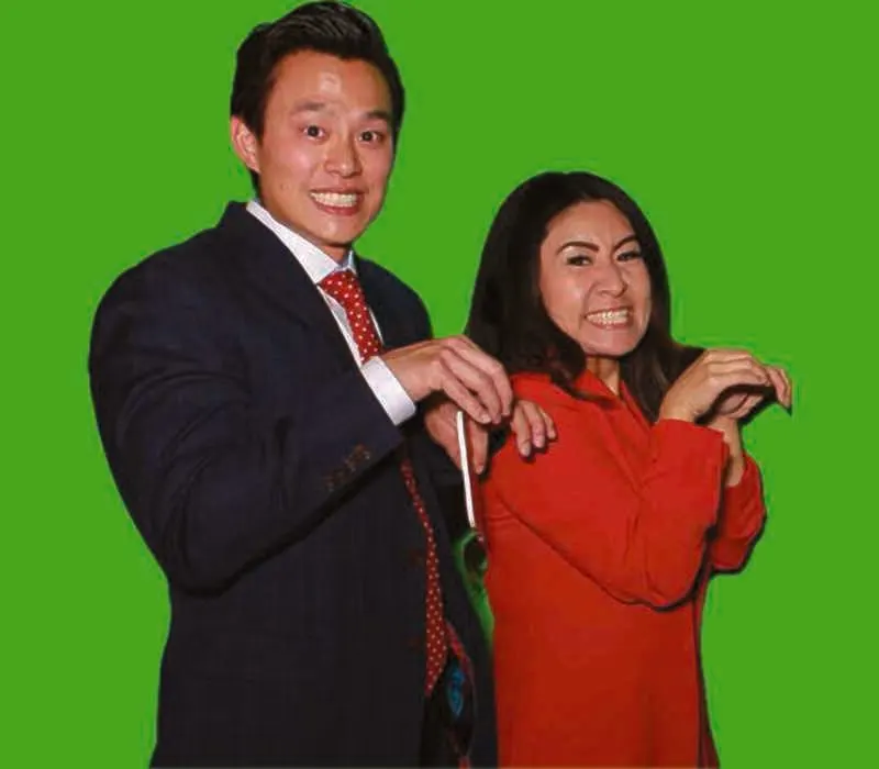 Themed green screen photo booth output